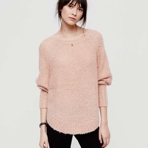 Loft Lou & Grey Blush Pink Boucher Poncho